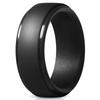 Personality  Silicone Soft Men's Double Wedding Rings Ring Jewelry Gift