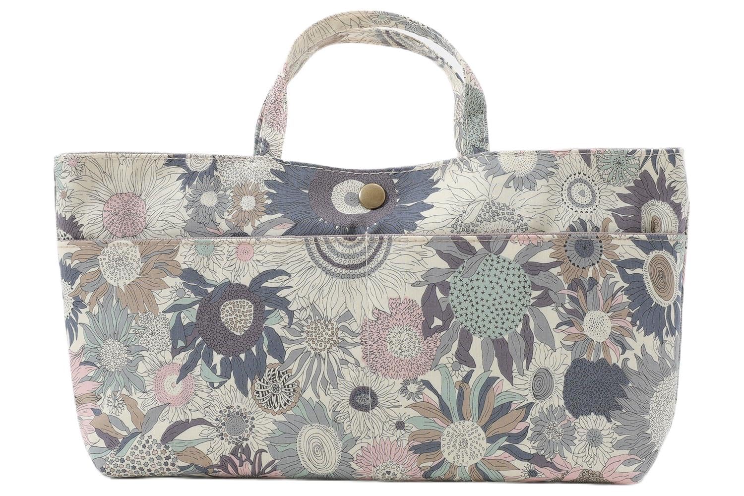 

DDintex FLORET LONDON Сумка в сумці 03 Мала принт Susanna Gray 27×5×15см [Використано Liberty] сірий колір