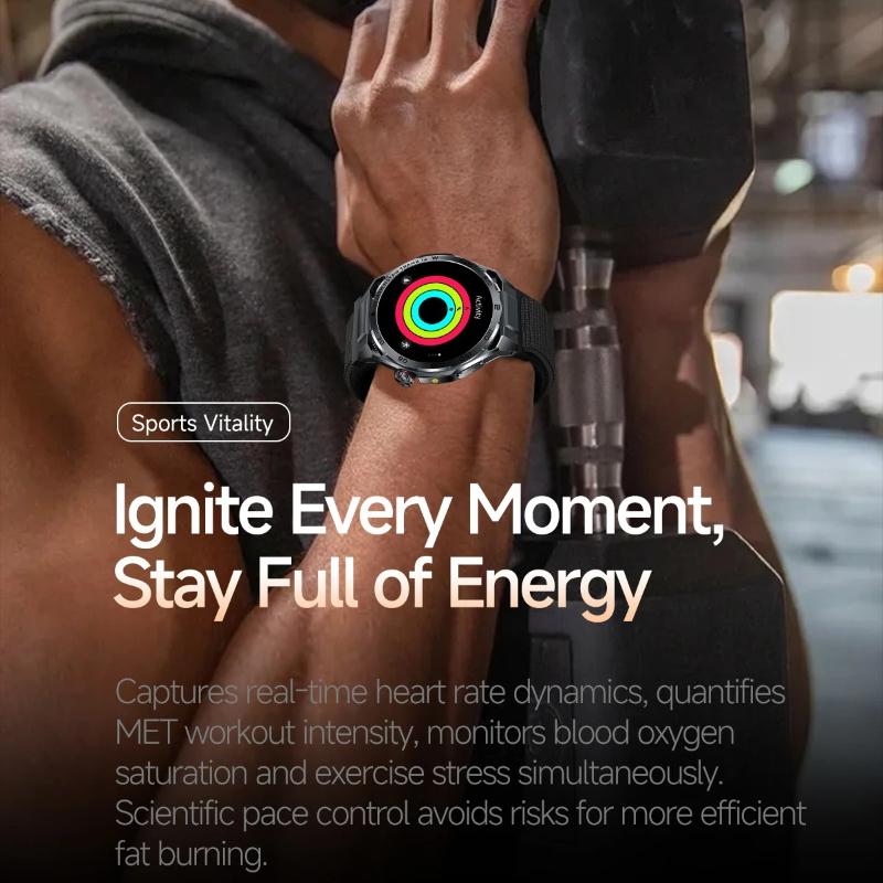 2026 New ECG+PPG Body Fat Analysis Health Smart Watch Uric Acid BP Blood Oxygen Bluetooth Call HD Screen Sports SmartWatch for Men Women