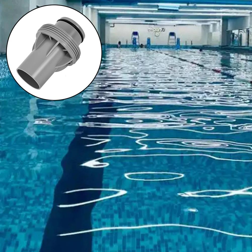 Patronfilterpump 1,5 tum Slangadapter Poolfilterunderhåll Broar Storleksavvikelser Förbättrar Filtreringseffektiviteten