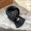 Scarf women's winter high-end sense new light luxury Angela red knitted scarf scarf
