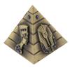 Vintage Metal Egyptian Pyramids Building Model Pyramid Statues Home Desktop Decoration Office Cafe Ornaments Travelling Souvenir