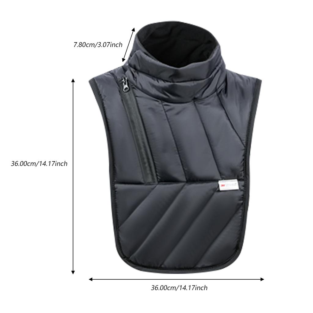 Vinter Holder Varmt Nakkeskjerf Motorsyklist Kjører Bryst Halsbeskytter Vindtett Varmere Skjerf Smekker Motorsykkel Termisk Krage