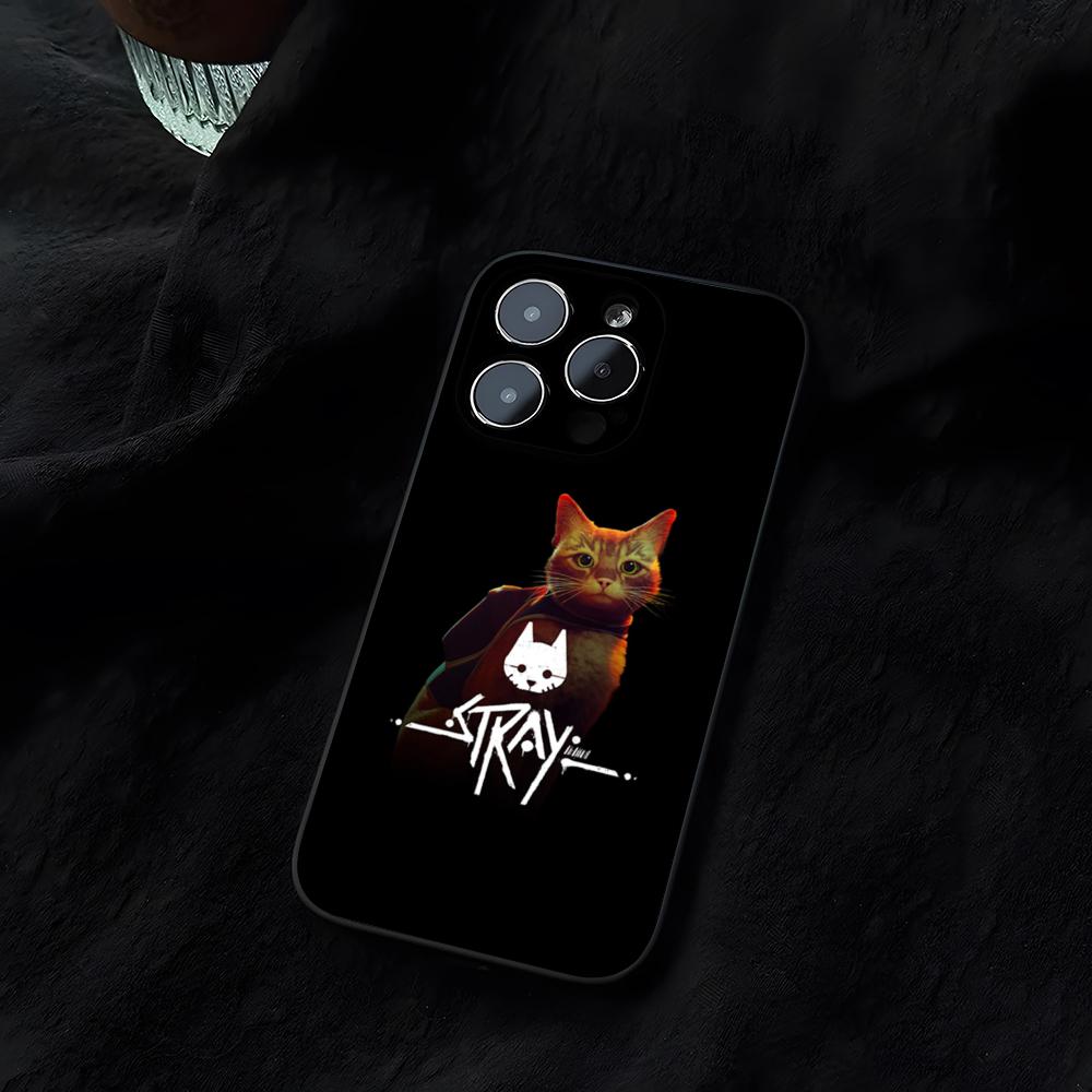 Stray Cat Game Phone Case Funda For Iphone 14 16 17 13 11 15ProMax 12 Pro Max Mini Xr 16e Plus Cover