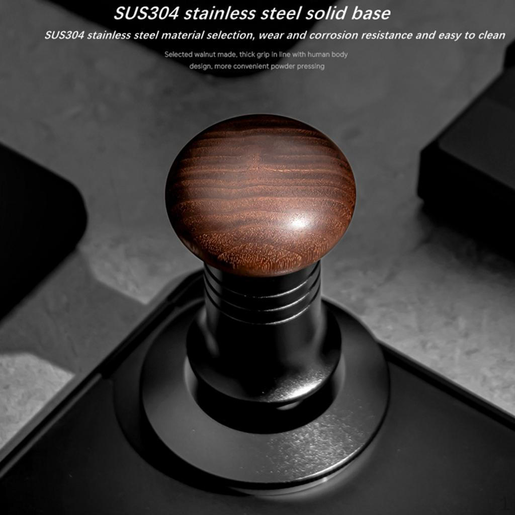 

Инструмент для темперирования кофе из орехового дерева для эспрессо-пресса для молотой кухни 53mm