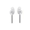 Simple Geometric Ring Stud Earrings, Cold Temperament Spherical Earrings, Fashionable Long Fringed Earrings