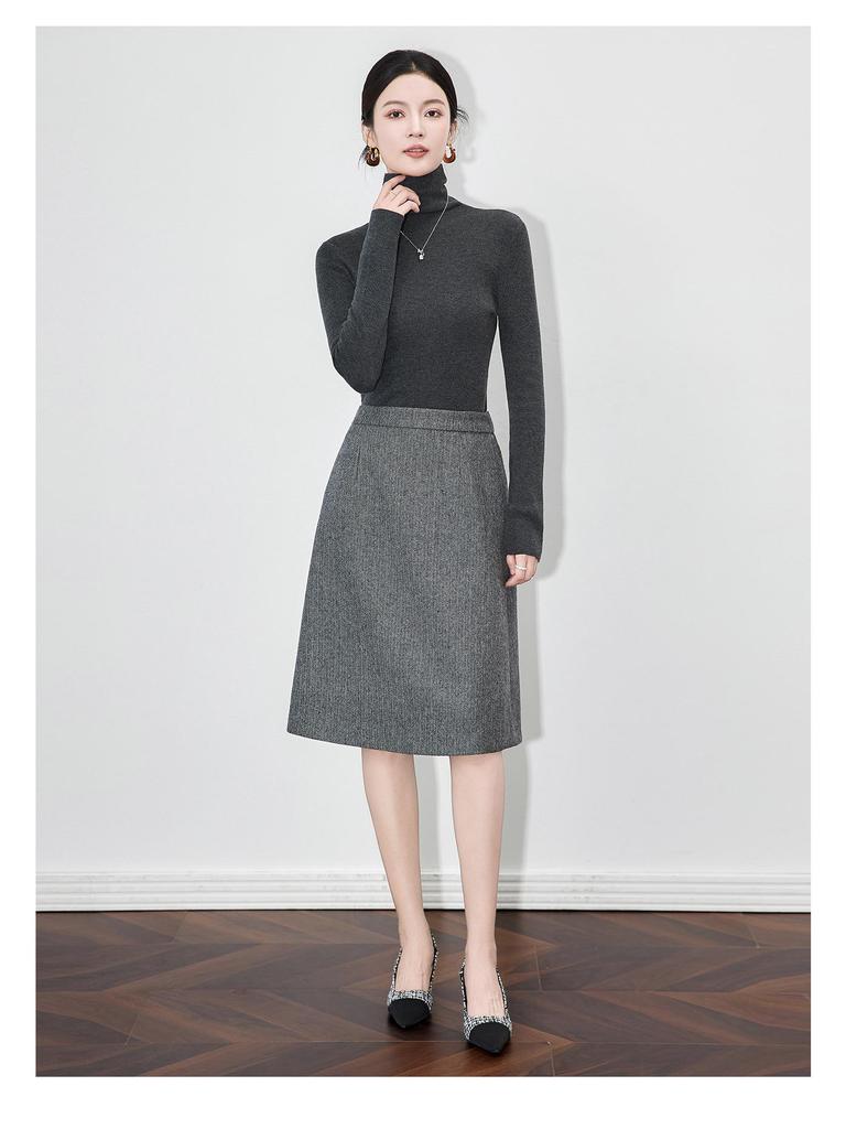 16jehlový čtyřplochý superjemný merino vlna jednobarevný rolák pletenina: Jednoduchý, Všestranný a Úzce Propojený Design