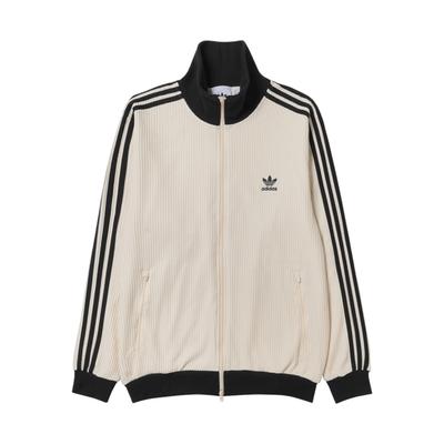 adidas Waffle Beckenbauer Track Top Wonder White Unisex Streetwear JW0109