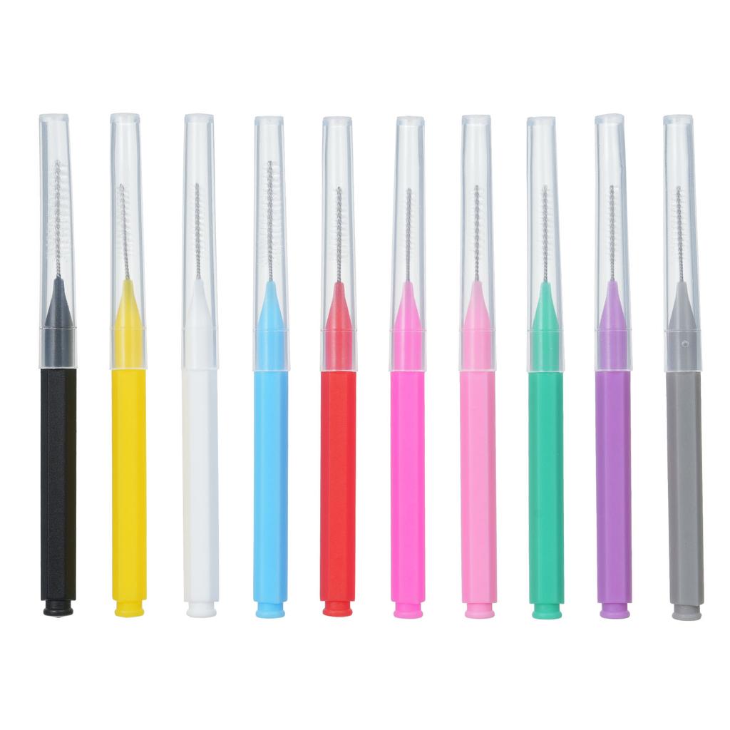 100 Τεμάχια Μεσοδόντια Βουρτσάκια Οδοντικό Νήμα Οδοντογλυφίδα Βουρτσάκι για Ορθοδοντικά Μπρέις Εργαλείο Καθαρισμού Δοντιών Στοματική Φροντίδα