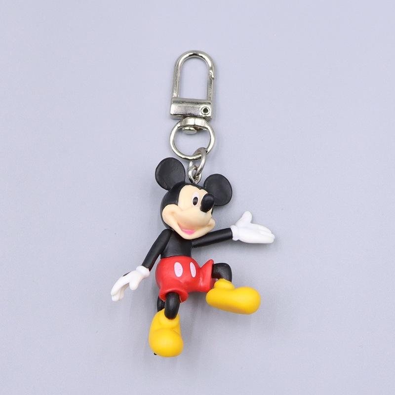 Cute Doll Anime Mickey Pluto Mickey Cartoon Car Keychain Backpack Decoration Pendant Christmas Toy Gift