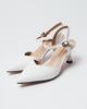 Stiletto Mules Aiformaria 9341 36 White Leather