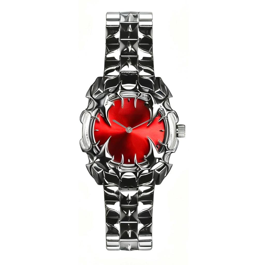 Original Alabaster-Style Irregular European/American Watch - Trendy, Fashionable Niche Design.
