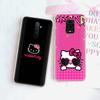 JZ23 Przezroczyste etui Hello Kitty dla Samsung A04 A14 A23 M33 M53 Realme 10 9 C35 C55 VIVO Y02 X80 Infinix Hot 30 Note 11 Tecno Spark 8P Pro