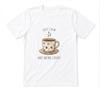 Coffee Keep Calm And Drink Coffee Funny Drinking Unisex White T-shirt