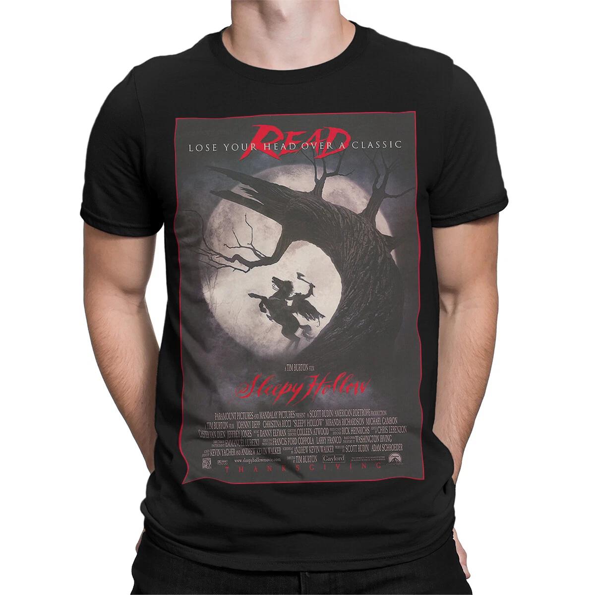 Headless Horseman Gothic Folklore Horror Mens T-Shirt Womens Graphic Tee S