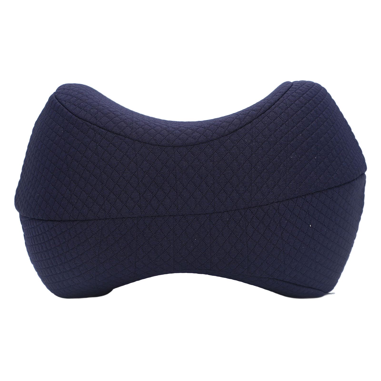

Подушка для колена из пены с эффектом памяти, съемный чехол, можно стирать, подушка для сна на боку, для беременных, ишиас темно-синий
