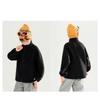 Boy S Fleece Jacket Stand Collar Long Sleeve Casual Autumn School Outerwear