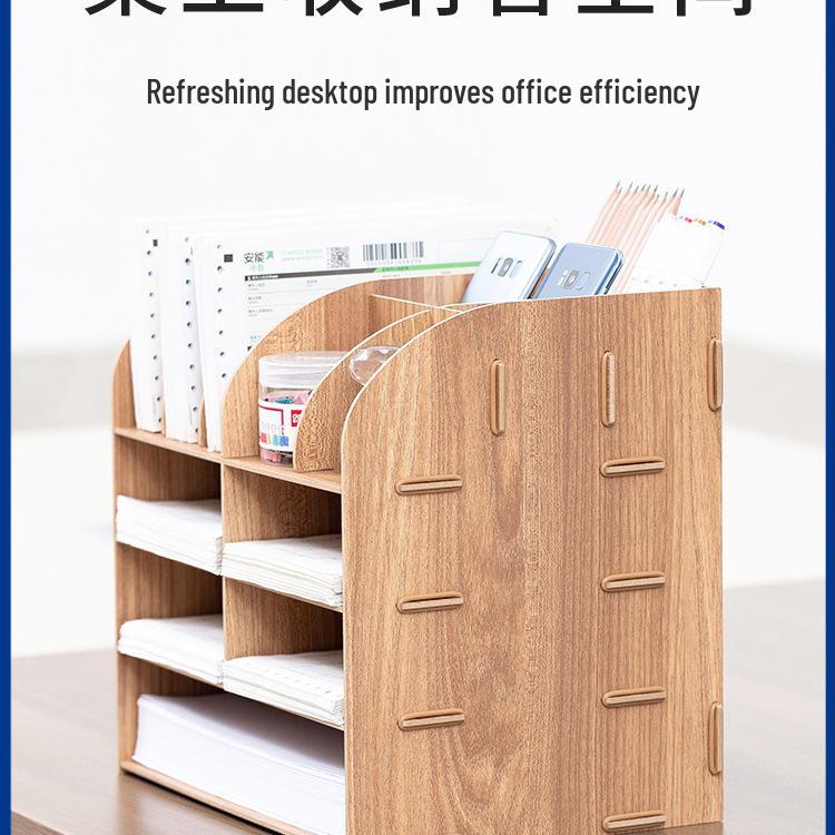 Kreatywny wielofunkcyjny stojak na dokumenty na biurko na rachunki i dokumenty