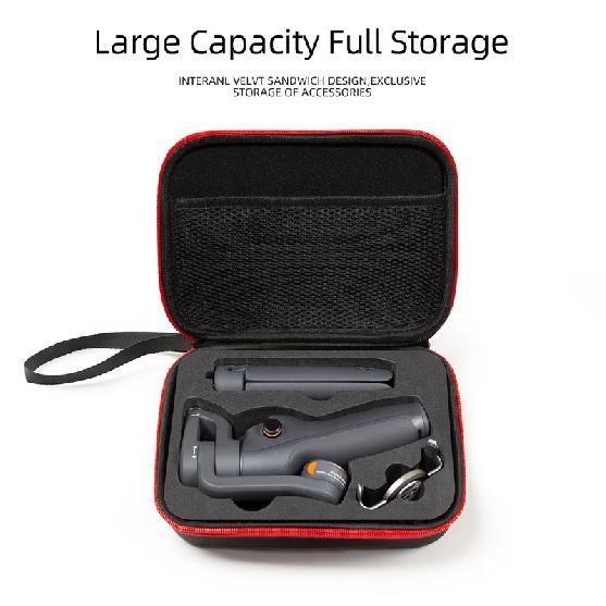 Pour étui de transport DJI Osmo Mobile 6: Sac à main léger et protecteur avec compartiments sécurisés pour trépied et étui à accessoires