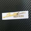 2pcs Car Sticker 3D Gold Body Emblem Badge Metal Sticker Decal Car Accessories Motorcycle Decals Limited Edition Logo  Sticker