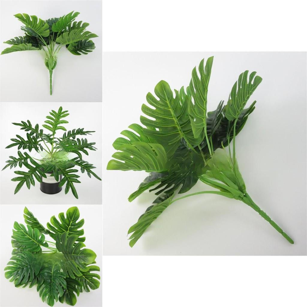 Greenery Wall Decor With Artificial Monstera Deliciosa Liebm Plants For Home Office Interior Design