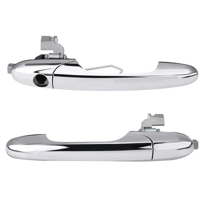 Exterior Chrome Door Handle Front Left/Right Driver Side for 500 OE:735592012 735485872