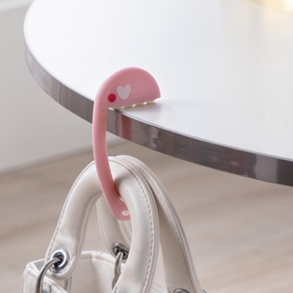 Multi Functional Cartoon Hook for Desks Convenient Storage Table Handbag Hangers Purse Hooks for Bags Keys and Scarves