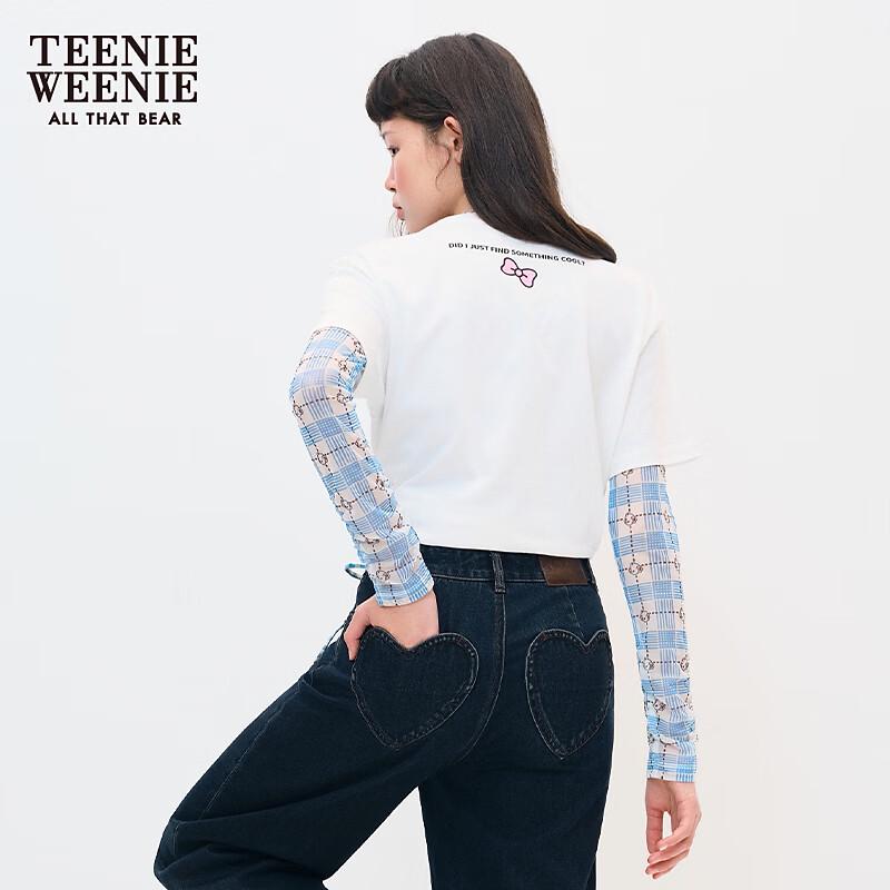 Teenie Weenie Women's Bear Letter T-shirt