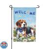 Welcome Spring Summer Beagle Puppy Dog Buttery Daisy Seasonal Garden Ag 1 JJE DDI GGX