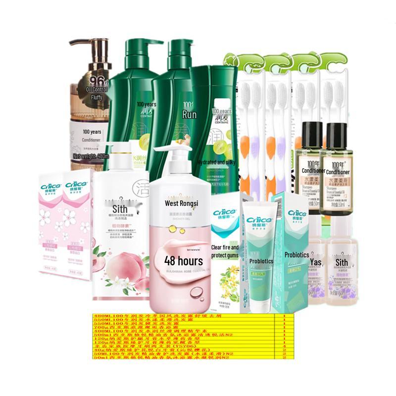 100-Year Hair Care Cold Brew Essential Oil Bath & Oral Care Kit