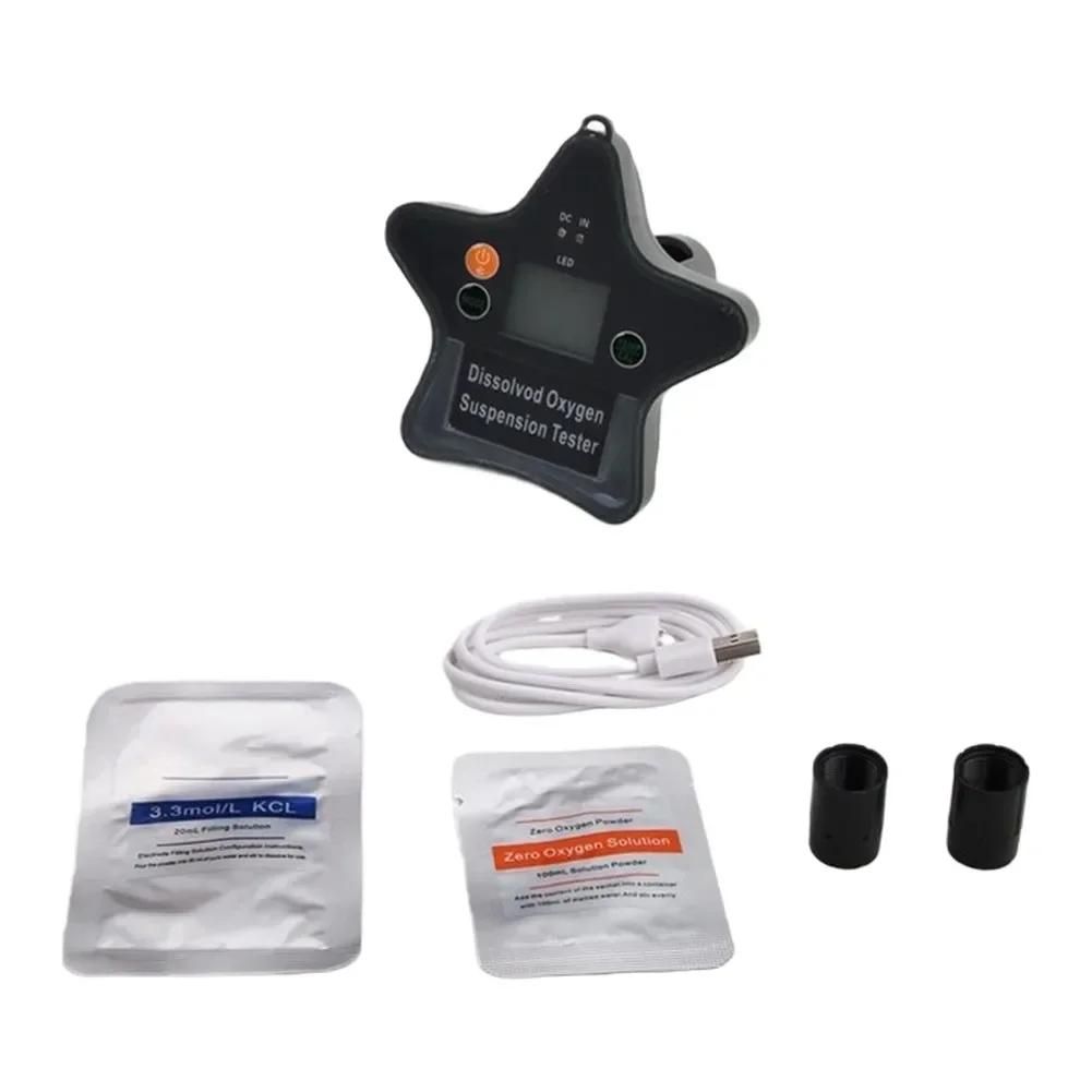 Portable Wireless DO Meter 0 20mg/L with Data Transfer for Aquaculture Water Treatment and Environmental Research Applications