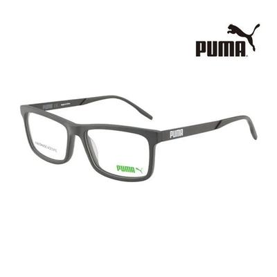Puma Eyeglass Frames PE0138O 001 Square Horn-rimmed Glasses for Women and Men