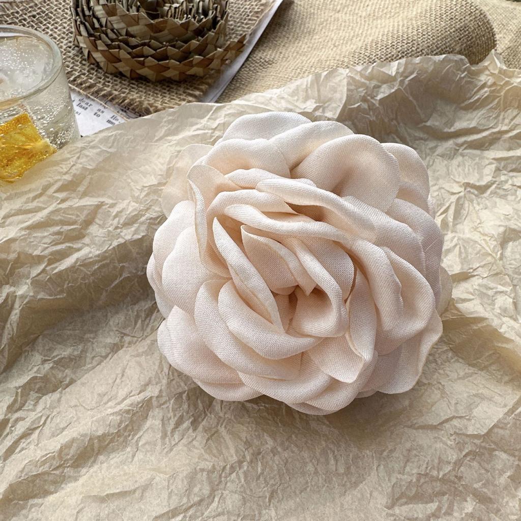 1/2/6pcs Stereoscopic Rose Flower Hair Clip Fpr Women Elegant Back of The Head Hair Shark Clip able Girl Hair Accessories