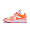 Air Jordan 1 Low Utility Grade School 'Crimson Pulse' (Unisex) Crimson Pulse / Pink Flash / Total Orange Kids' Basketball Shoes DJ0530 801