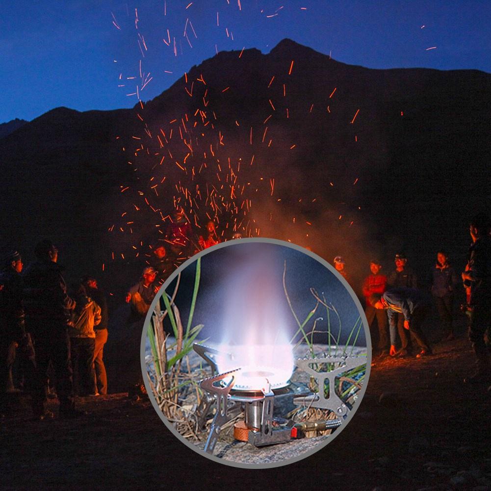 Outdoor Aluminum Alloy Portable Camping Mini Picnic Folding Stove Burner