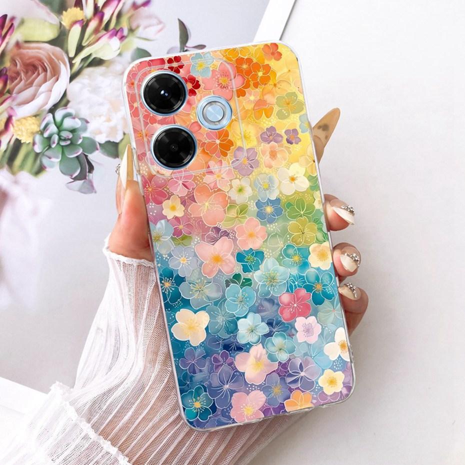 Cute Printing Phone Case For Xiaomi Redmi 13X Soft Silicone TPU Cases For Redmi 13X Covers Bumpers