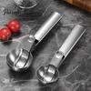 Stainless Steel Ice Cream Scoop with Trigger, Easy Release Hard Clean Kitchen Gadget Dough Scooper, Professional Utensil for Yogurt Gelatos And Baking