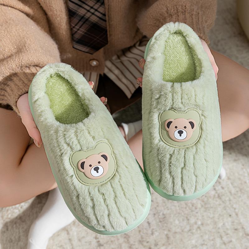 2024 Cozy Fuzzy Cotton Slippers: Warm, Non-Slip, Soft Sole for Couples
