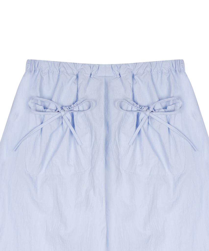 LARTIGENT L17 String Wide Pants(Sky Blue)