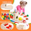 Montessori Toys Play Kit Sorting & Matching Toys Coin Ball Box Multi-function Stick Pull Radish Game Baby Learning Toys