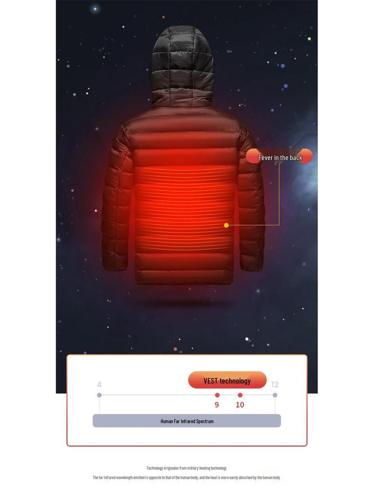 Smart USB Heated Cotton Vest for Kids - Electric Temperature-Controlled Warm Coat