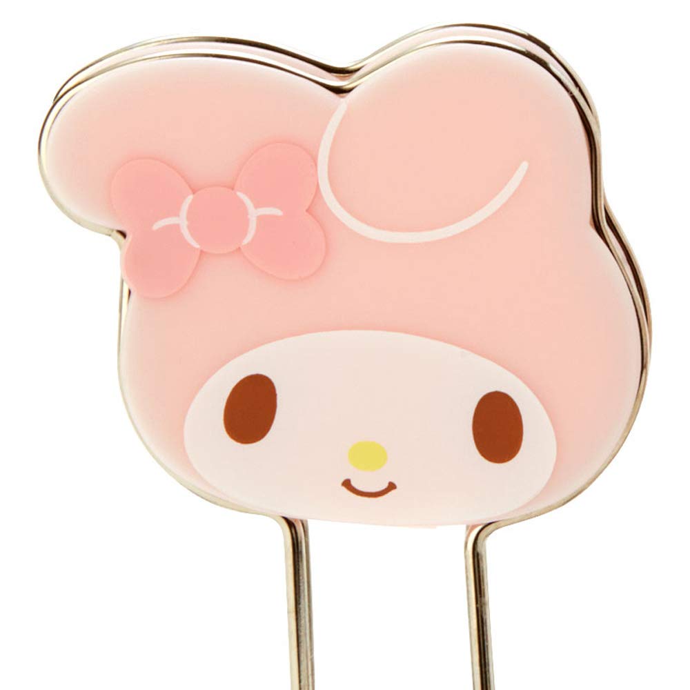 Sanrio My Melody Double Clip (SANRIO) Face-shaped