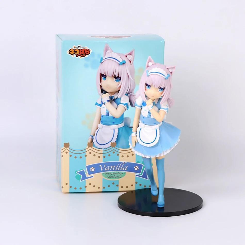 18CM Anime NEKOPARA Figure Chocola And Vanilla Cute Stand Animation Model Toys Gifts Collection Decoration Ornaments PVC