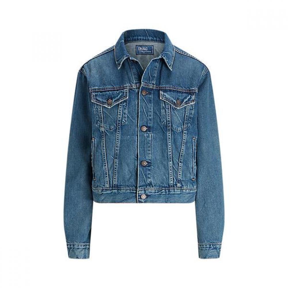 Polo Ralph Lauren Women S Denim Trucker Jacket Wmpootwndk20025400