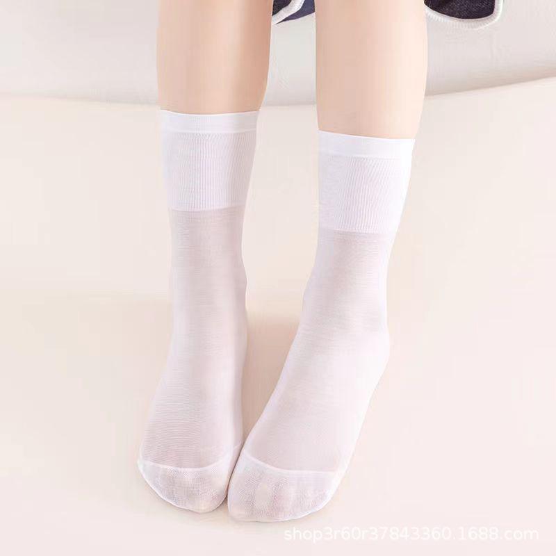 summer kids girls thin Hollow-out socks Polychromatic geometry ventilation baby child long socks Anti-pilling fashion stockings