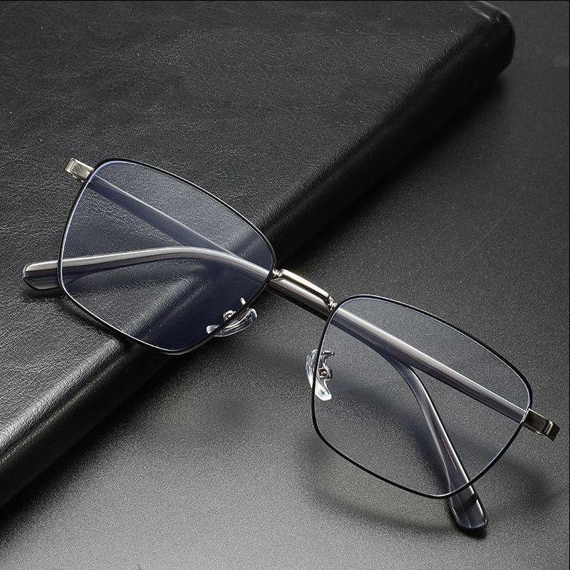 Ultralight Plate Myopia Glasses Frame For Men Anti-blue Light Internet Celebrity Polygonal Retro Frame For Women Myopia Glasses