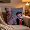 A Kite Anime Cushion Cover Soft Plush Cushion Cover Double Print And Invisible Zipper For Sofa Home Car Use