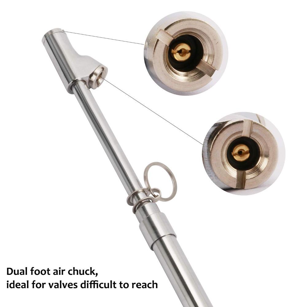 Zinc Alloy Haul Gauge Silver Pencil Tire Pressure Gauge Air Gauge Tire Pressure for Truck