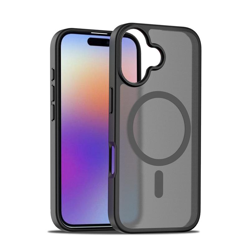 

Magnetic Attraction Frosted iPhone 17 Case, Compatible with iPhone 13, 14, 15, 16, 17 Models iPhone 14 Pro Max