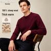 SHANSHAN Men's Merino Wool Pullover Sweater